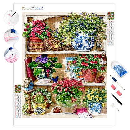 Flower Cupboard | Diamond Painting