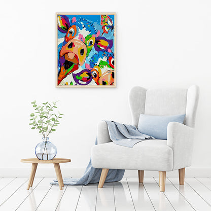 Exotic Colorful Cows | Diamond Painting