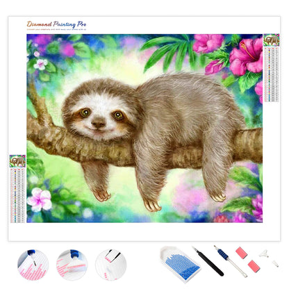 Cute Sloth | Diamond Painting