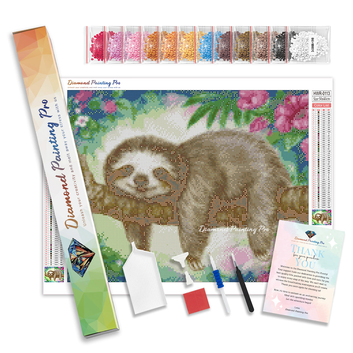 Cute Sloth | Diamond Painting